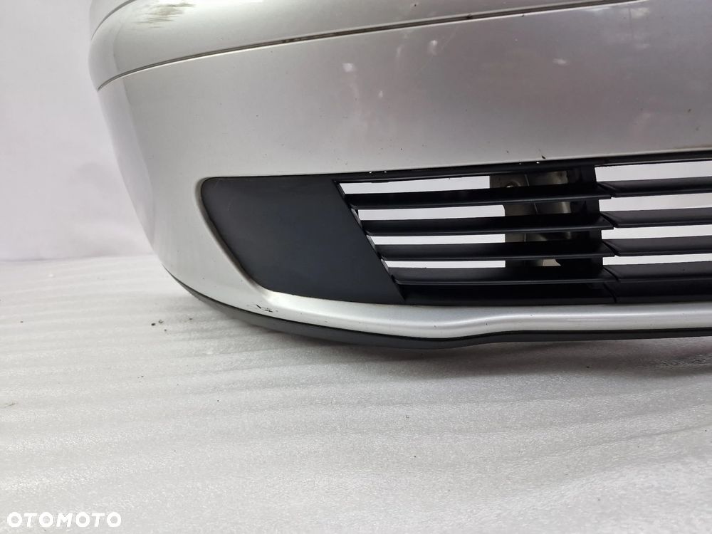 SEAT IBIZA 6L0 02- ŁADNY KOMPLETNY ZDERZAK PRZEDNI PRZÓD , KOLOR SREBRNY METALIK , NR AUKCJI NZ1163 - 9