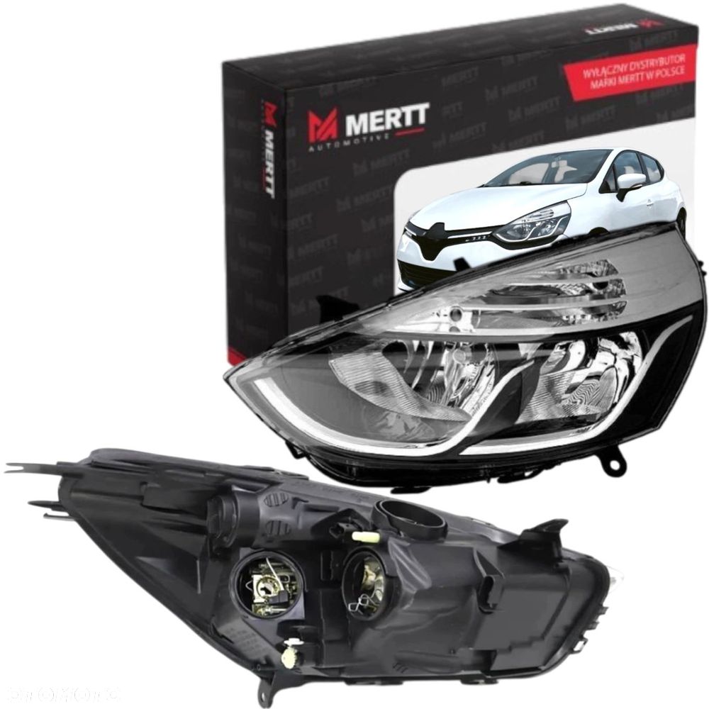 LAMPY PRZEDNIE REFLEKTORY PRAWY LEWY KOMPLET RENAULT CLIO IV HB KOMBI - 3