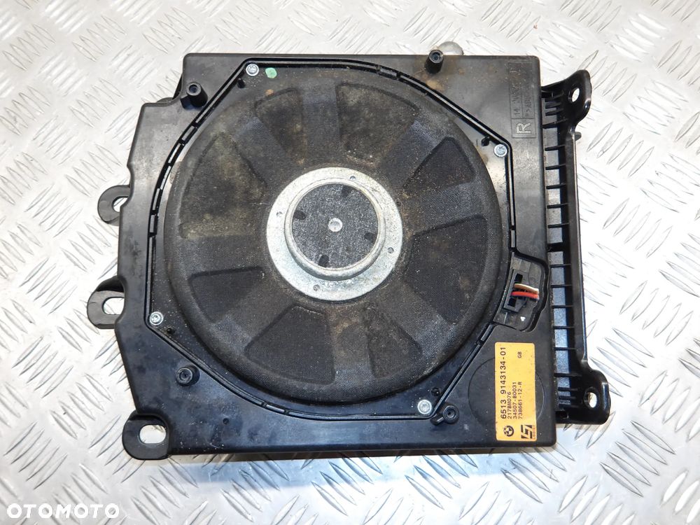 BMW E60 LIFT 07-10 GŁOŚNIK NISKOTONOWY PRAWY LEWY 9143133 - 7