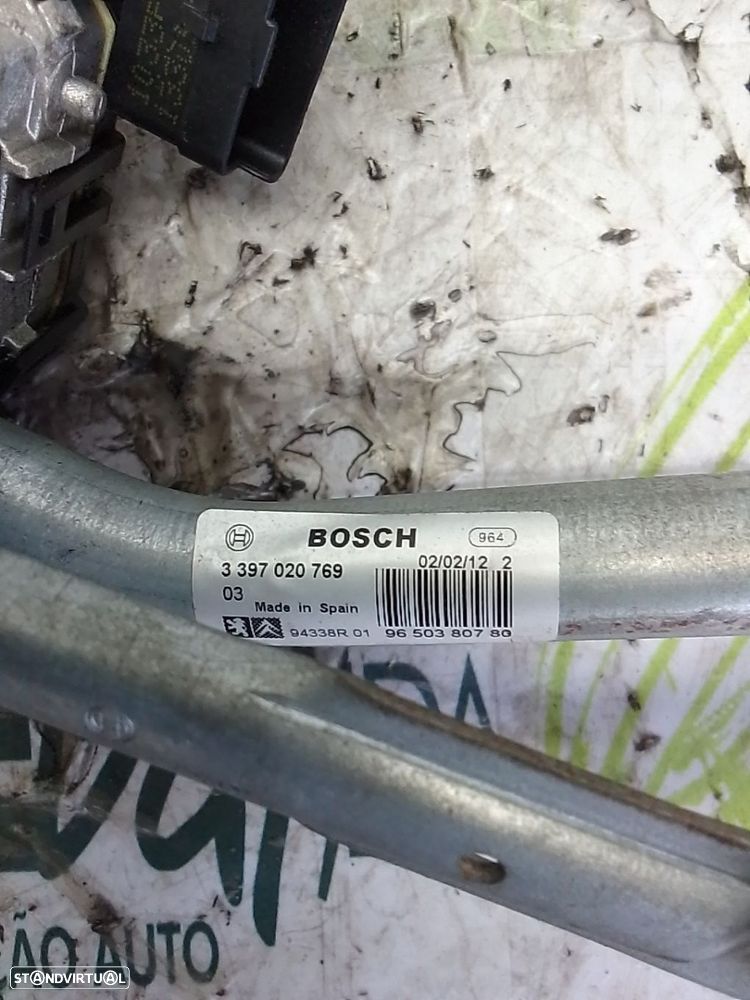 Sistema Motor Limpa Para Brisas Peugeot 207 Sw (Wk_) - 4