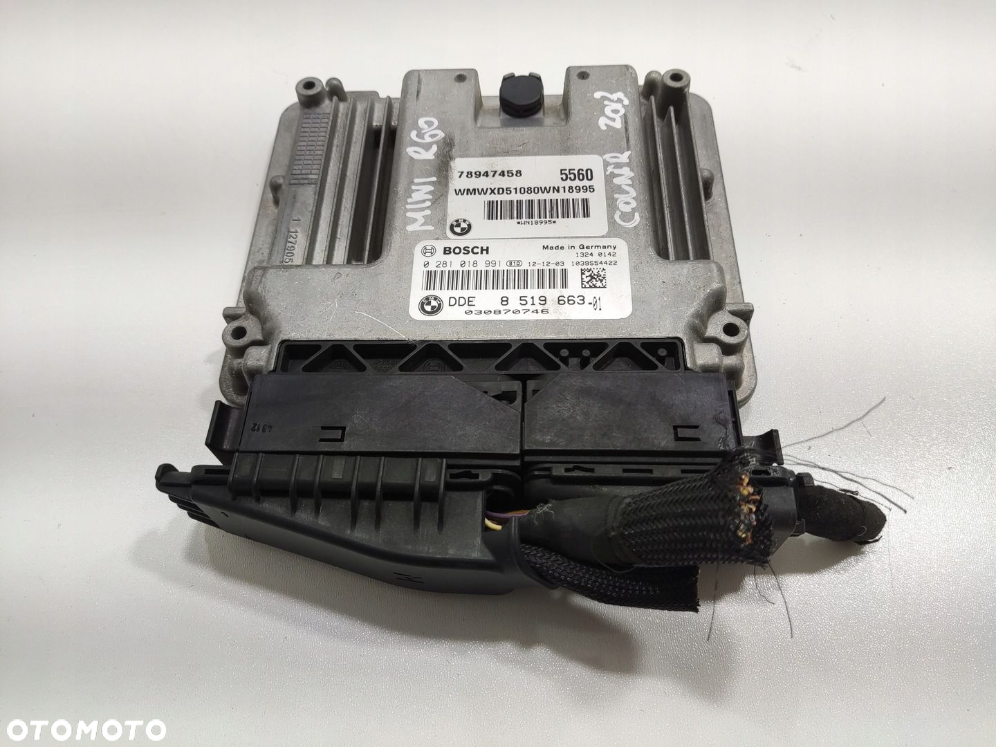 KOMPUTER STEROWNIK SILNIKA MINI COUNTRYMAN R60 2.0D 2010-2015 8519663 - 2