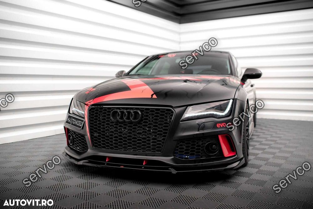 Prelungire bara fata Audi A7 RS7 Look C7 4G 2010-2017 v1 - Maxton Design - 4