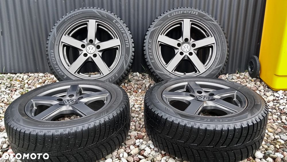 T5 T6 Transporter Multivan Caravelle Volkswagen 5x120 17 Koła Felgi Opony Zimowe - 2