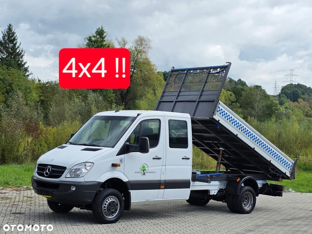 Mercedes-Benz Sprinter 416 CDI 4x4 ! Doka/Dubel Kabina Wywrotka 3.70 M /Kiper 3-Stronny ! Klima ! Automat  !