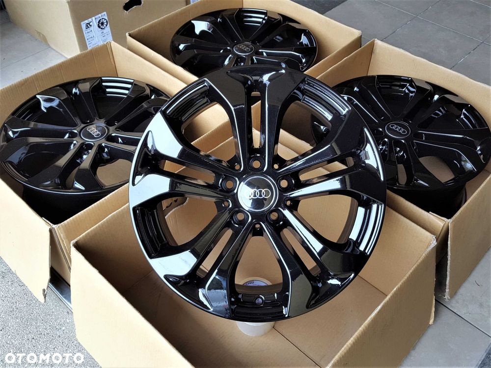 Alufelgi 17 5x112 Audi A3 A4 A5 A6 A7 A8 Q3 Q5 Seat Leon Exeo Czarne ! 893# - 2