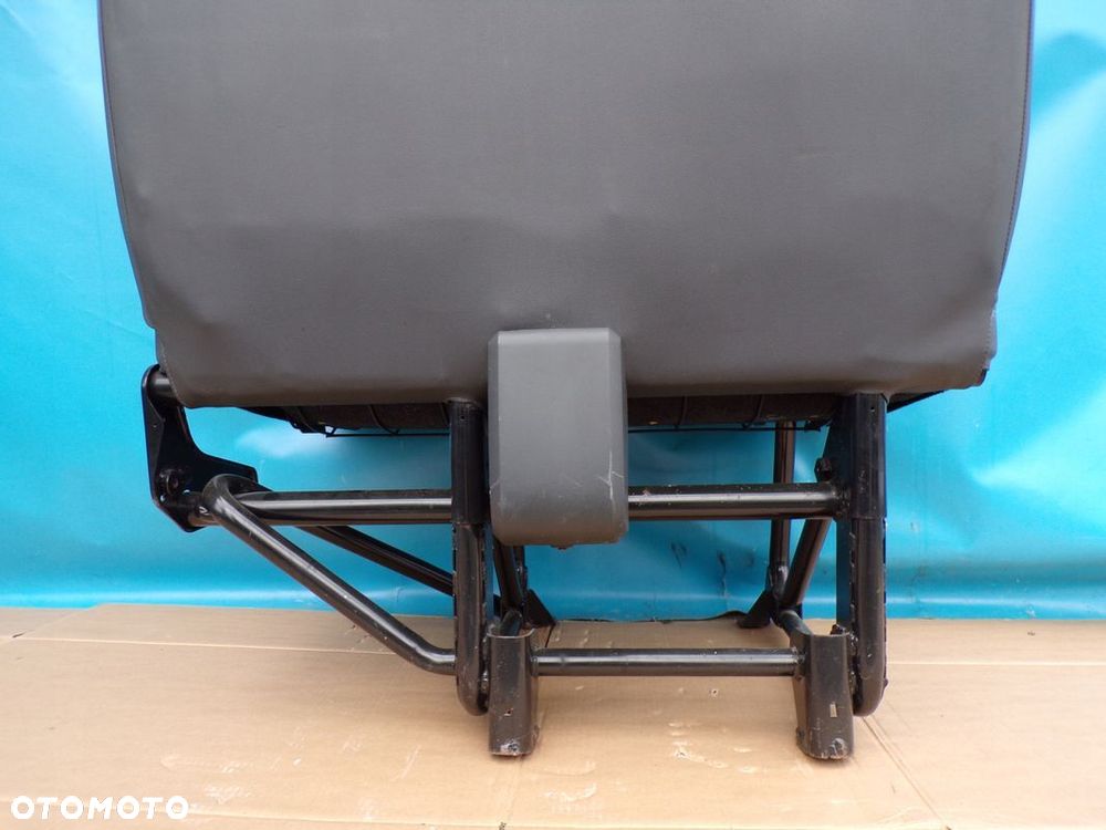 DUCATO 2006- fotel PODWÓJNY KANAPA pasażera prawy ze STOLIKIEM RUDY - 7