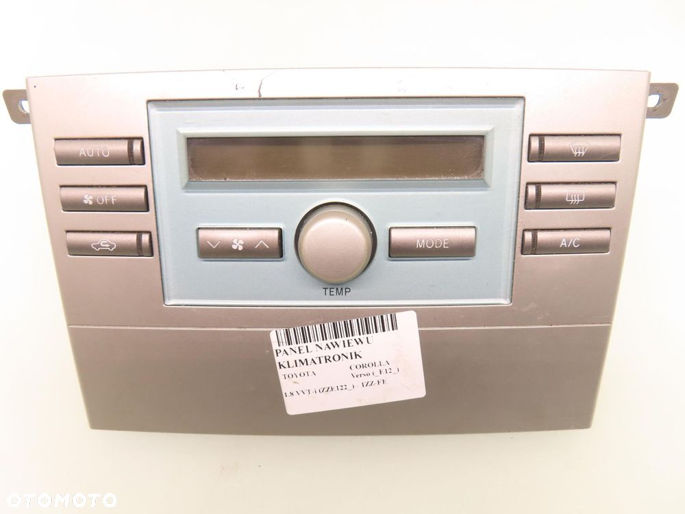 KLIMATRONIK TOYOTA COROLLA Verso E12 559000F030 - 1