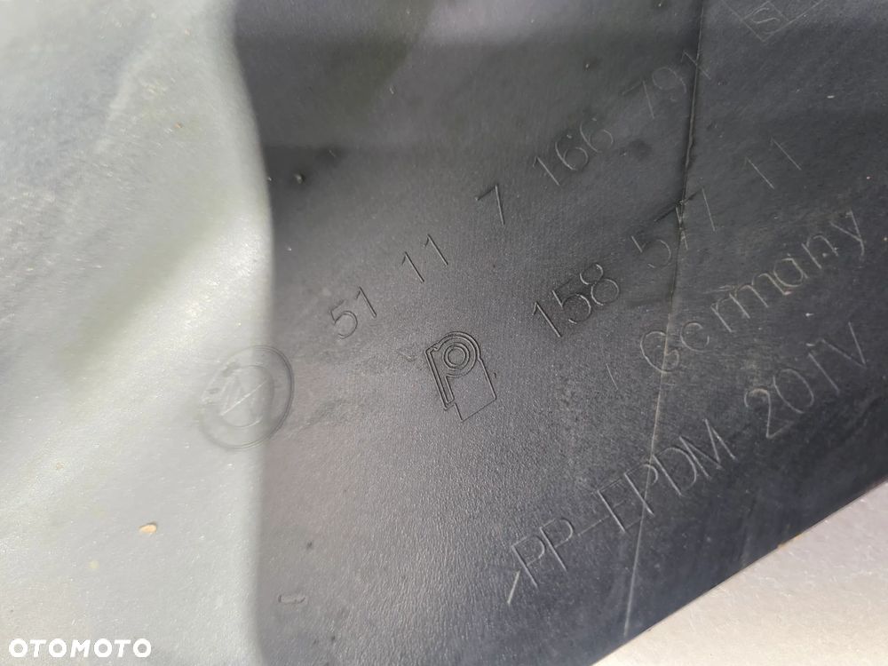 BMW E82 / E88 COUPE / CABRIO 08-12 ZDERZAK PRZEDNI PRZÓD NA 4xPDC , NR 51117166791 / 7166791 , NR AUKCJI NZ1701 - 39