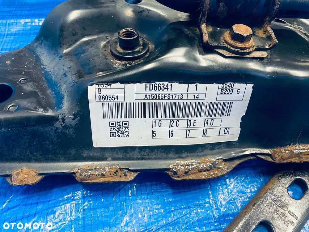 KOŁYSKA ZAWIESZENIA PRZEDNIEGO SANKI PRZEDNIE ŁAWA PRZÓD WÓZEK TRAWERS  FORD FIESTA MK7 VII LIFT 1.25BENZYNA 16R ORYGINAŁ - 6