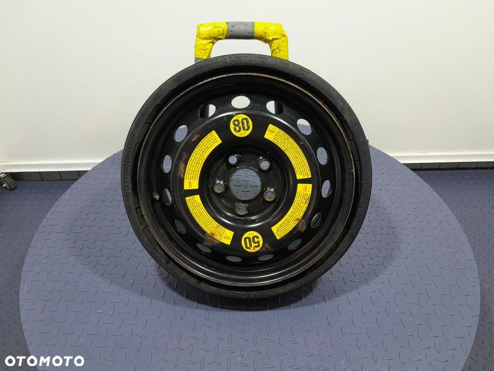 AUDI Q7 4L KOŁO ZAPASOWE DOJAZDOWE 5X130 195/75 R17 6.5JX18 7L0601027A - 1