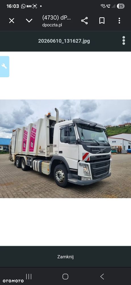Volvo FM 370 euro 6 FAUN POWERPRESS 25m BRAMA KP7  z DE - 1