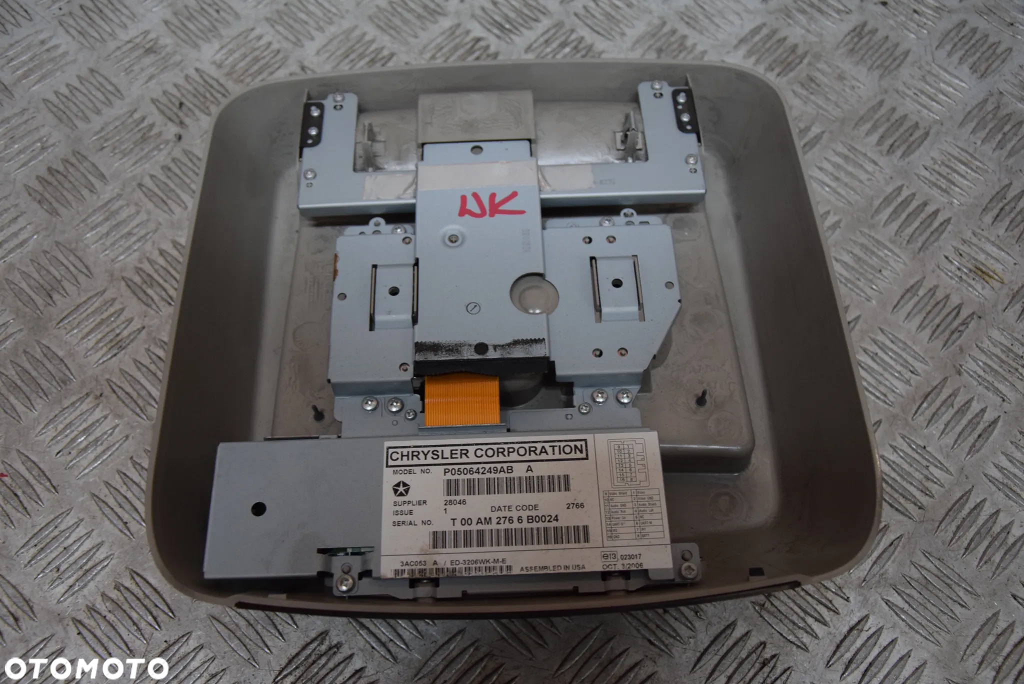 JEEP GRAND CHEROKEE WK MONITOR DVD LCD WYŚWIETLACZ - 6