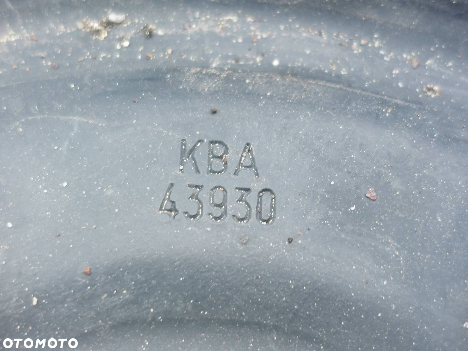 FELGI STALOWE 2 SZT 5X112 6.5JX16 ET42 FI57.1 VOLKSWAGEN  KBA 43930 - 5