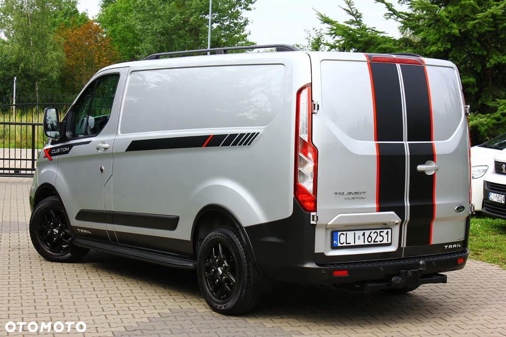 Ford TRANSIT CUSTOM TRAIL 2.0 TDCI 131KM 3 OSOBOWY NAVIGACJA KAMERA FELGI FULL OPCJA STAN PERFEKT FV23% - 7