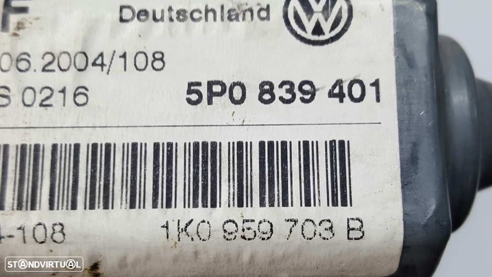 MOTOR ELEVADOR TRASEIRO ESQUERDO SEAT ALTEA (5P1) REFERENCE - 2