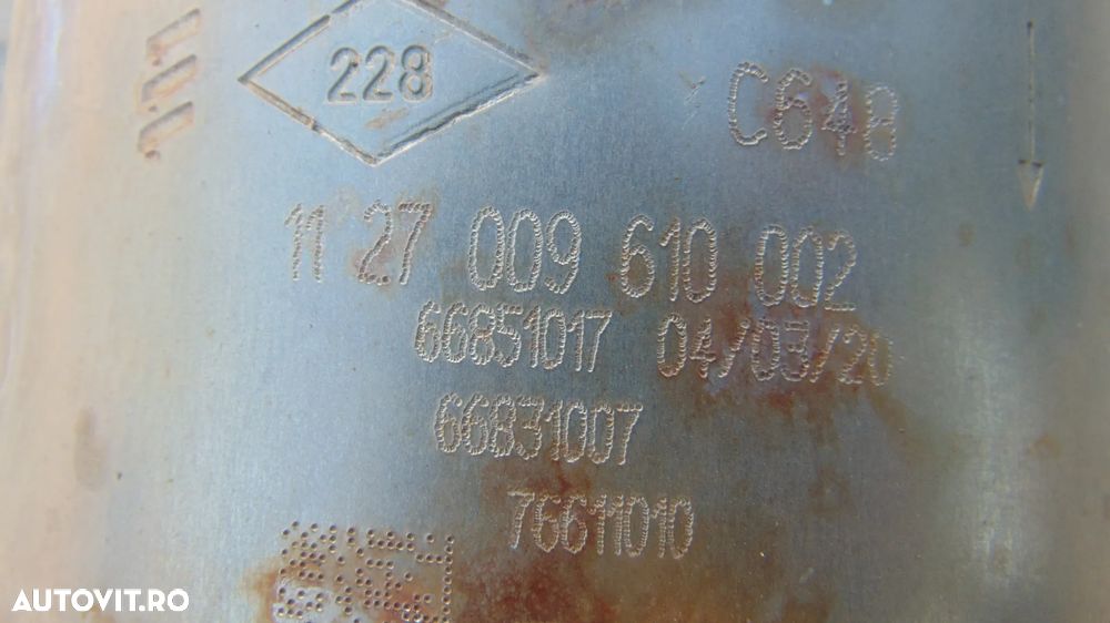 Catalizator/DPF cu ad blue Renault Master 3 2.3 DCI an 2021 cod 1127009610002-66831007 - 6