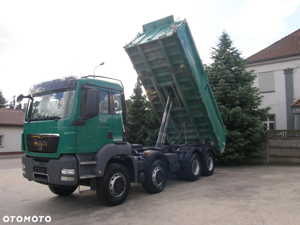 MAN TGS 35.440 8x4 2013rok manual wywrotka Meiller-Kipper z Niemiec - 12