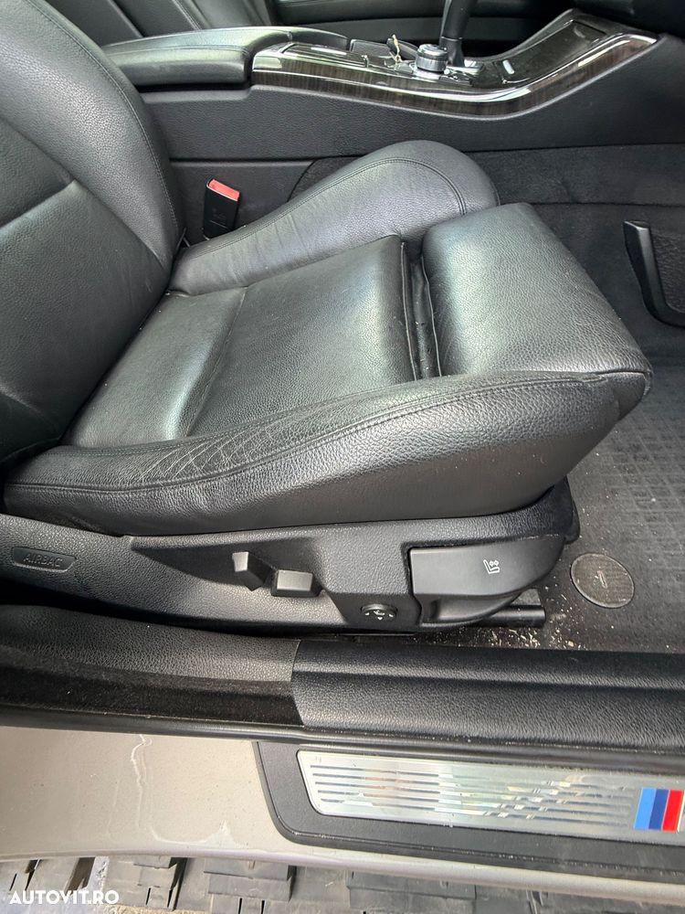 Interior Piele Neagră BMW Seria 5 F10 / F11 - Scaune Sport LHD (520d 530d 535d) MP Mpachet pachet M dezmembrări 535d 313 model M - 2