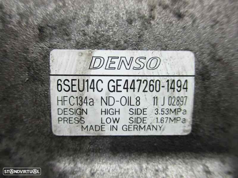 COMPRESSOR AR CONDICIONADO TOYOTA AURIS 2007 -GE4472601494 - 4