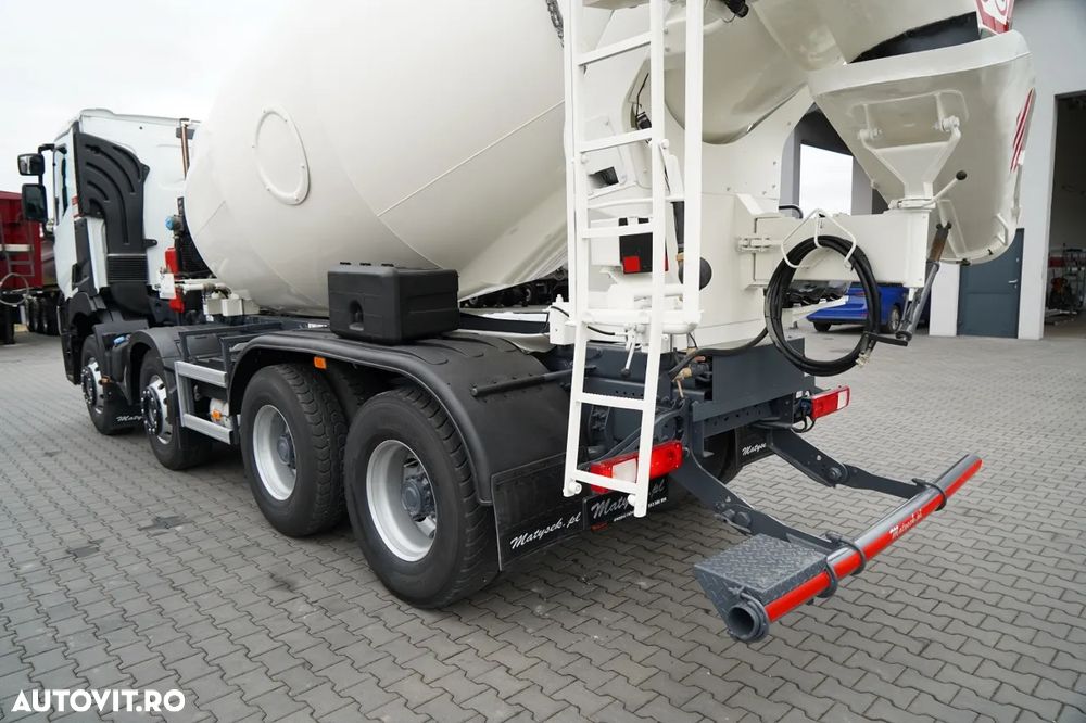Renault C 430 / 8X4 / BETONIERĂ / MIXER 9 M3 / JANTE DIN ALIAJ / EURO 6 / - 12