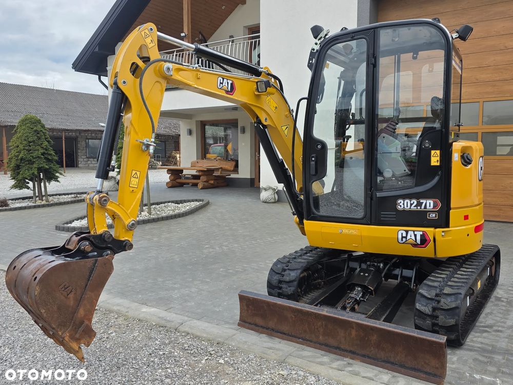 Caterpillar CAT 302.7 D CR mini koparka szybkozłącze 3 łyżki piękna serwisowana 1 wł JCB sprowadzona - 22