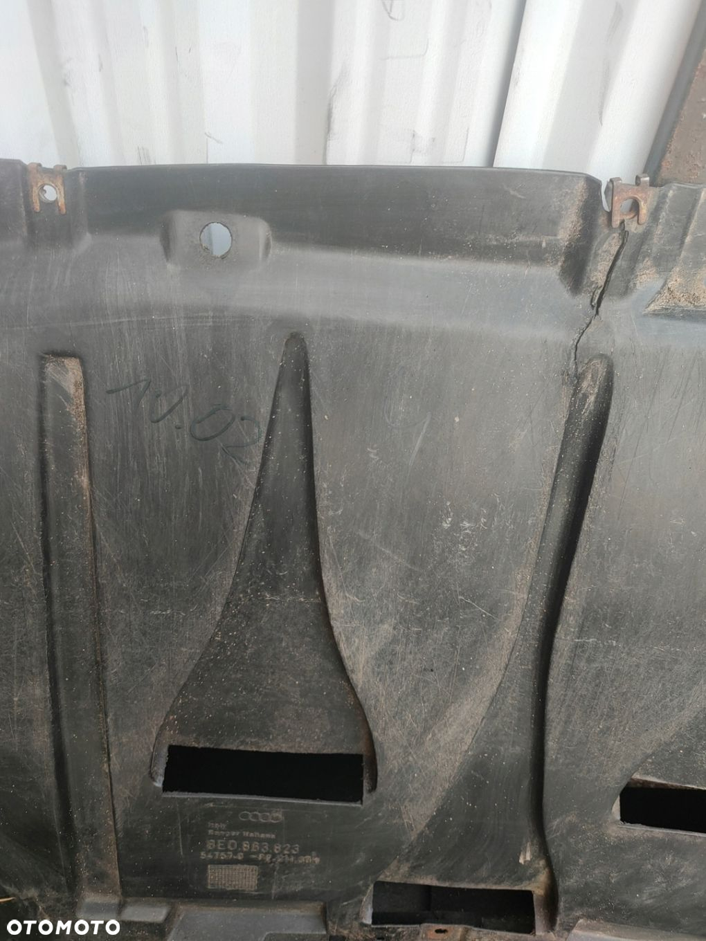 PŁYTA OSŁONA POD SILNIK SKRZYNIE AUDI A4 B6 B7 ORYGINAŁ 8E0863823 - 5
