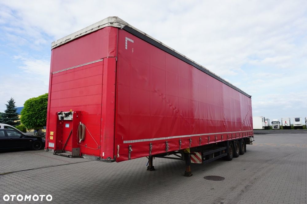 Schmitz Cargobull FIRANA OŚ PODNOSZONA ROZSUWANE SŁUPKI BDE * 2012 * - 3