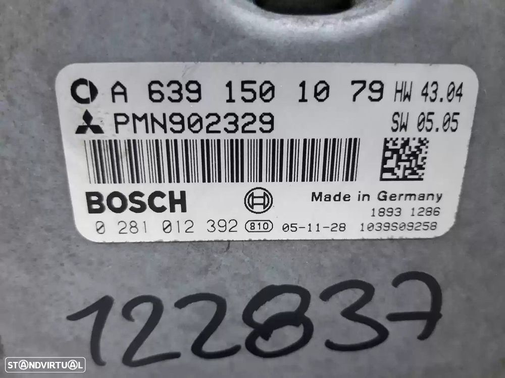 CENTRALINA MOTOR UCE SMART FORFOUR 2006 -A6391501079 - 4