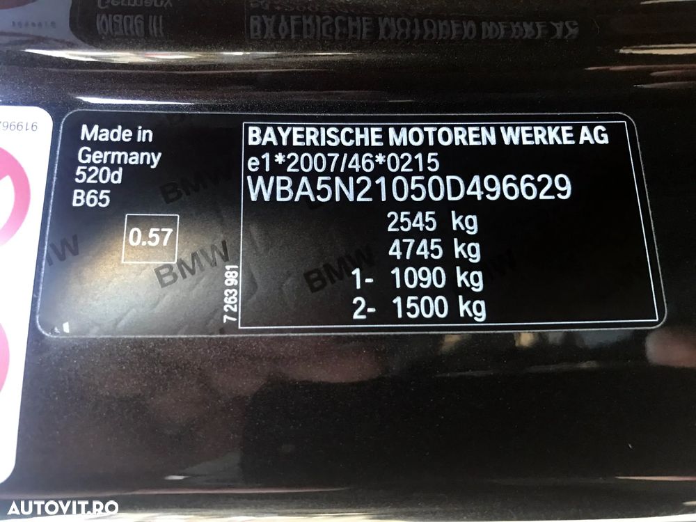 BMW Seria 5 520d Aut. Modern Line - 10