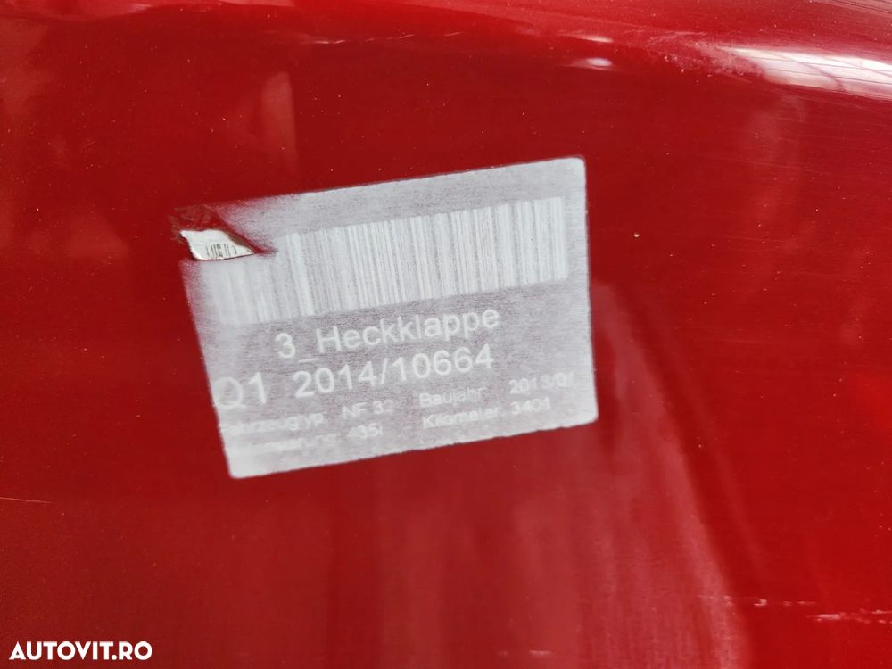 Capota Spate Portbagaj Haion Hayon Bmw Seria 4 Coupe F32- Dezmembrari Arad - 9