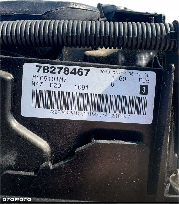 SILNIK KOMPLETNY BMW 114D SPORT F20 MK2 N47D16A EURO 5 - 5