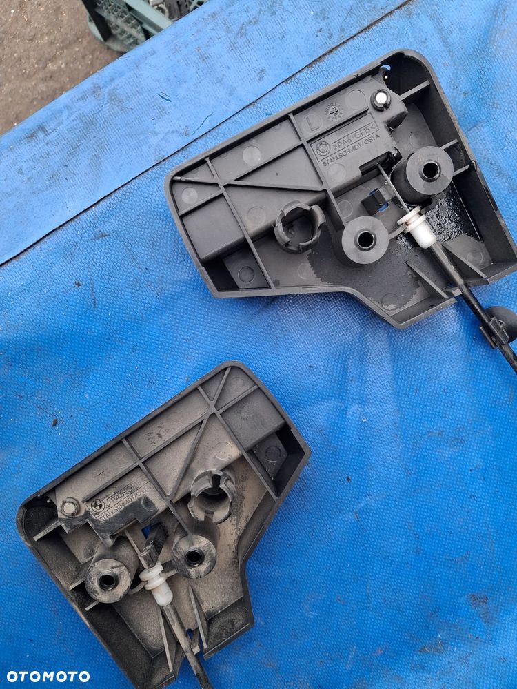 BMW E60 sedan Zamek prawy lewy zamki foteli kanapy linka rączka 5220 7112863 52207119459 - 2
