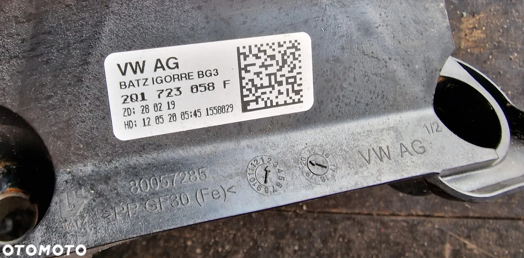 PEDAŁ GAZU HAMULCA AUTOMAT KOMPLET 2Q1723058F SKODA SCALA HB 1.5 TSI DSG - 6