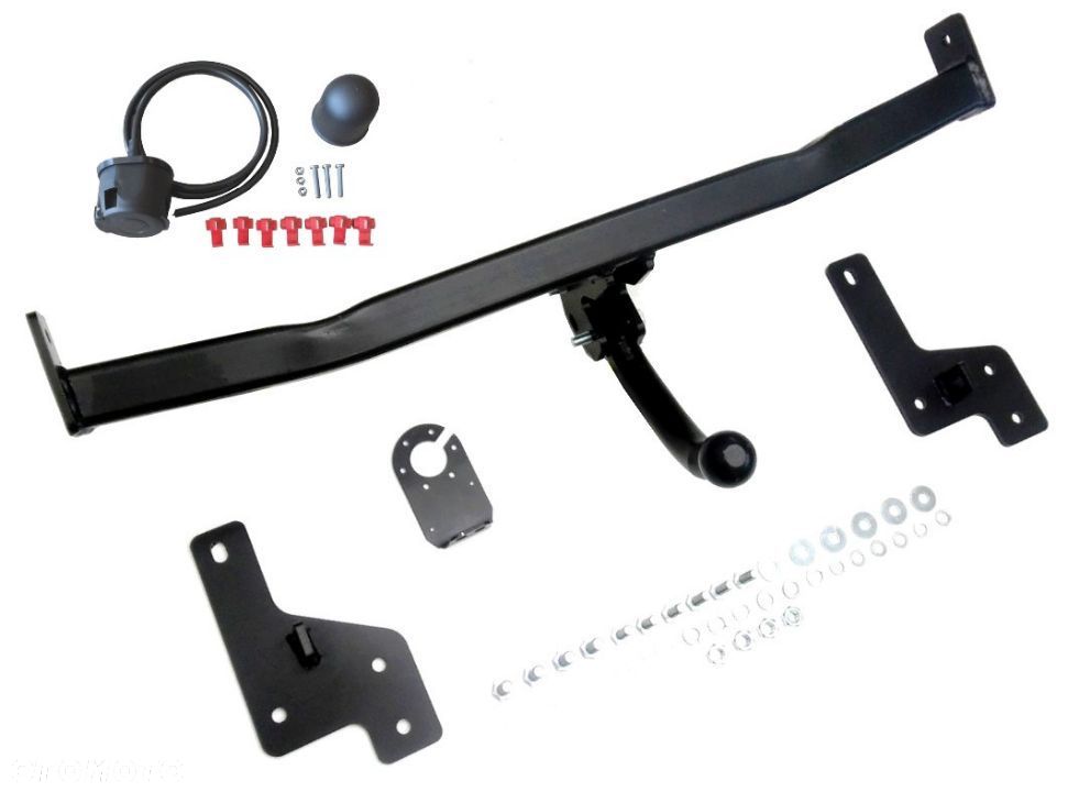 Nowy Kompletny Hak Holowniczy + Kula + Wiązka Uniwersalna + Gniazdo elektr. do Mitsubishi Carisma  4/5-Drzwiowy Sedan + Hatchback HTB od  1995 do 2005 - 2