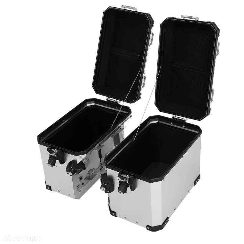 SET Cutii Genti Laterale Sidecase Aluminiu 48L pentru BMW GS R1200 R1250 F850 F900 A273 - 2