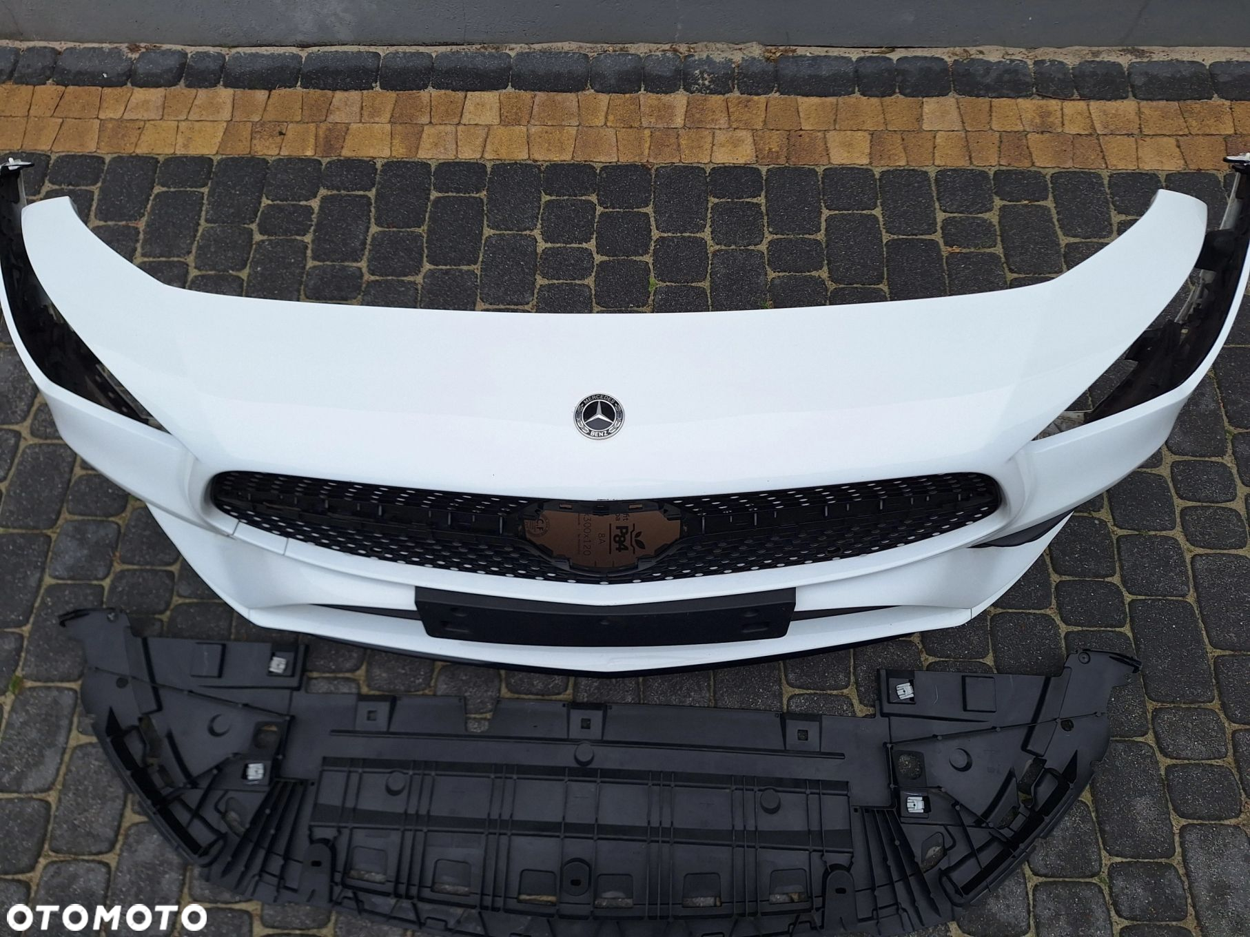 MERCEDES CLA AMG 118 W118 19-23 ZDERZAK PRZÓD PRZEDNI+BDB GRILL+KRATKI+PŁYTA ORYG A1188853901 WYSYŁKA 24H - 4
