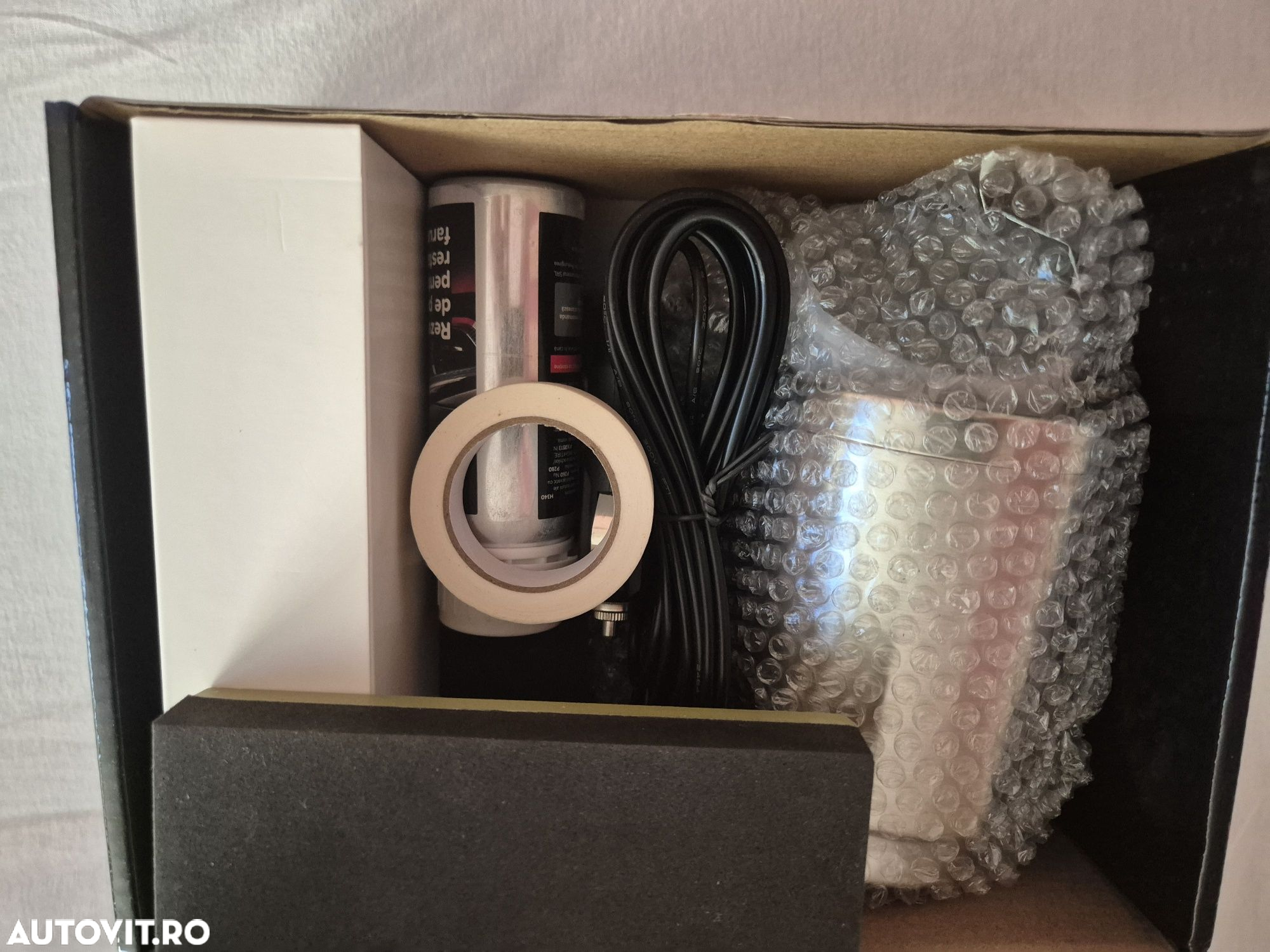 kit restaurare faruri cu polimer lichid  si folie protectie faruri - 2
