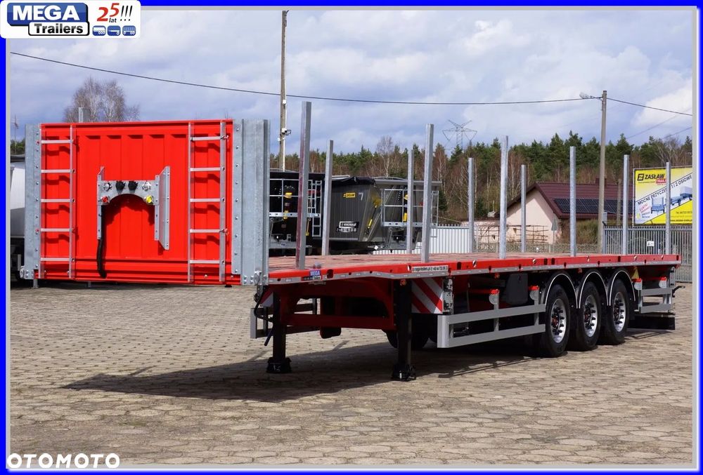 Mega Platforma 13.60 m, HEAVY OMEGA - kontenery, palety, stal -UNIWERSALNA !!! - 6