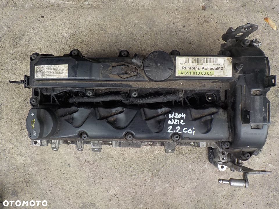 MERCEDES W204 2.2 CDI GŁOWICA SILNIKA KOMPLETNA