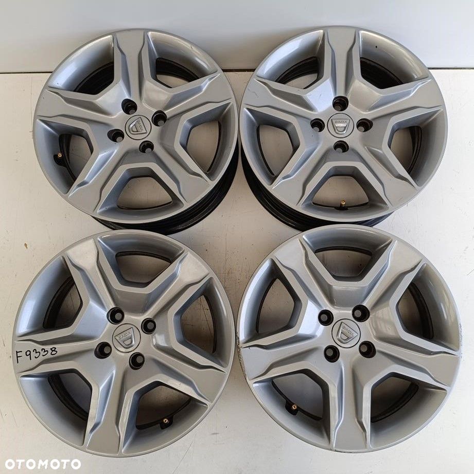 FELGI 4x100 16 Dacia Sandero Logan Renault Captur + Kołpaki 4szt (F9338) - 1