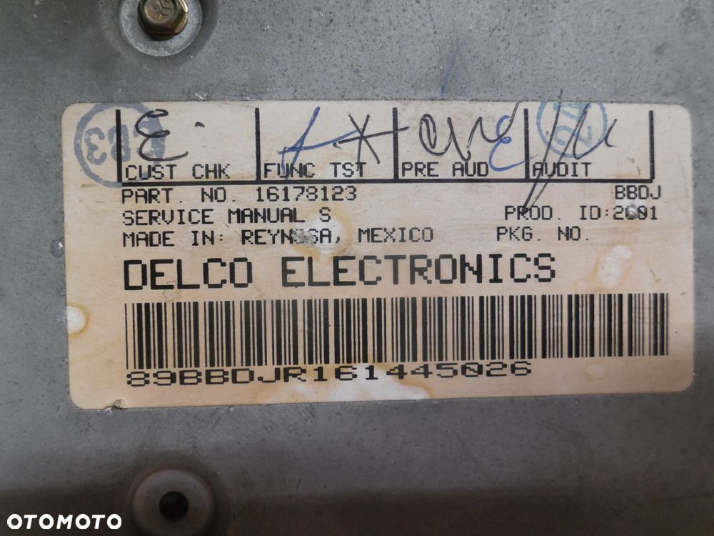 GM Delco BOSE Oldsmobile RADIO SAMOCHODOWE 16178123 - 5