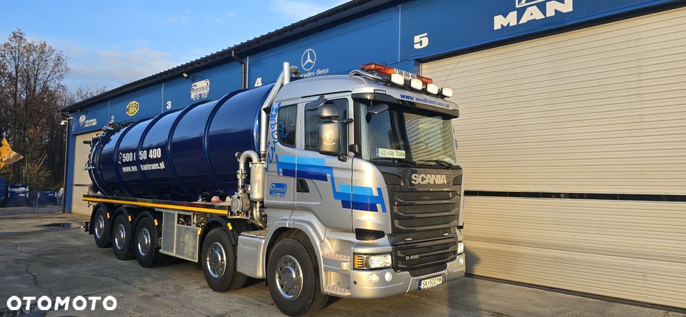 Scania R 490 10x4 asenizacyjny wuko cysterna zabudowa 2025r 32m3 - 2