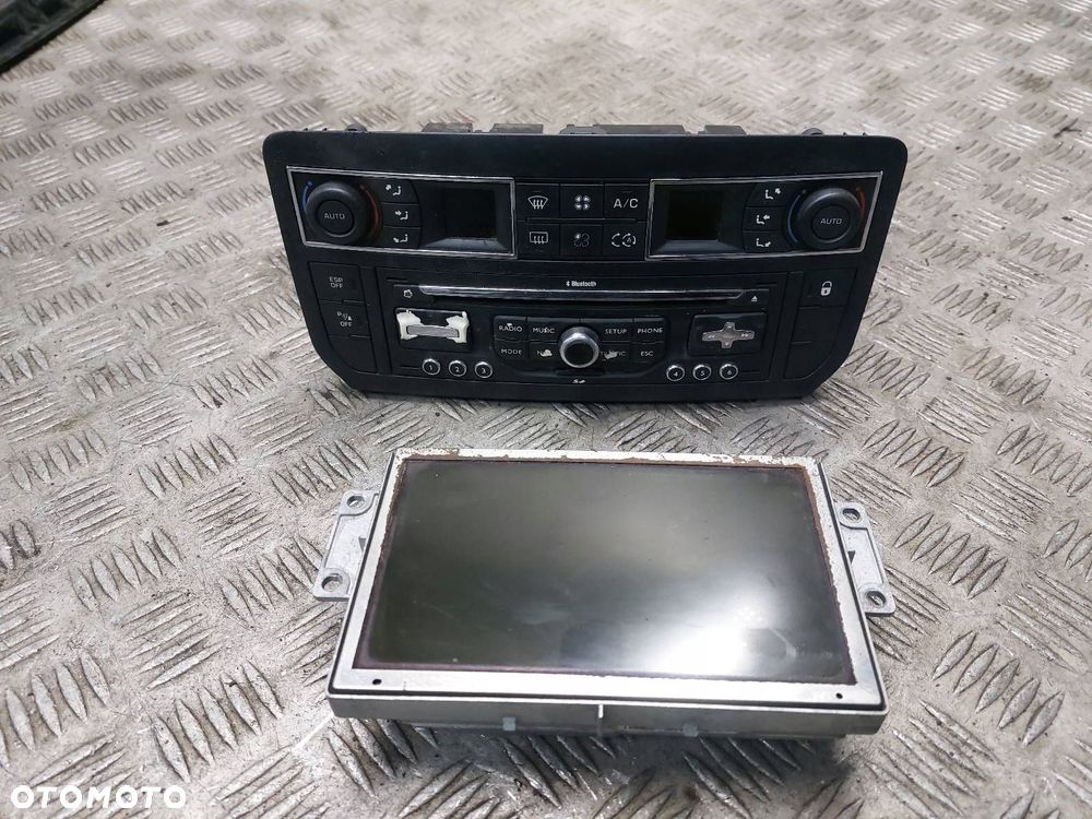 RADIO ODTWARZACZ + WYŚWIETLACZ CITROEN C5 II 9664993180 96661984ZD - 1