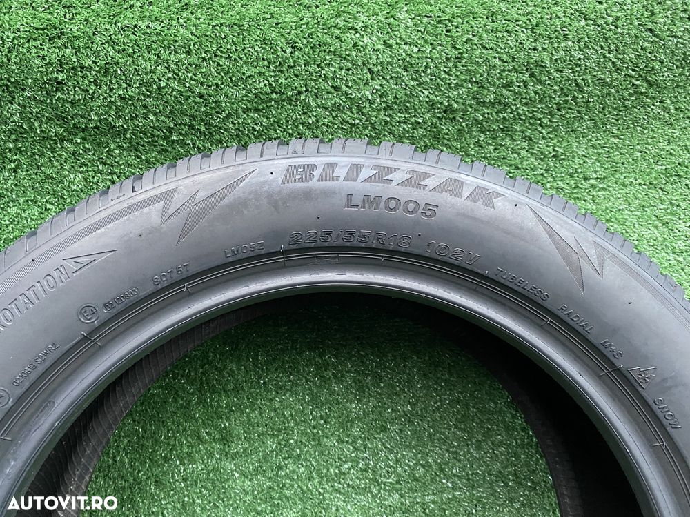 Set 2 anvelope Iarnă  225 55 R18 Bridgestone BLIZZAK LM005 Dot 3920 - 5