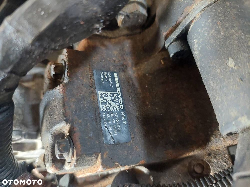 SILNIK DIESEL + UKŁAD WTRYSKOWY + TURBINA VOLVO V50 I D4204T  9654615580 - 4
