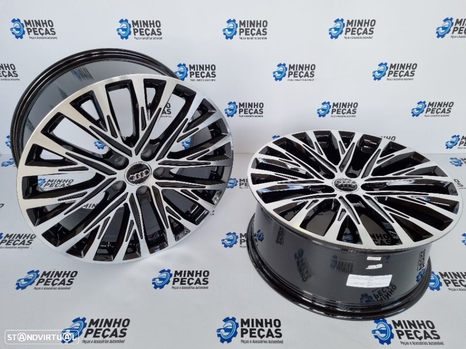 Jantes Audi A8 2019 em 19 Preto Polido - 5