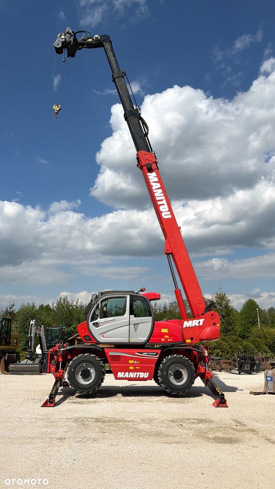 Manitou Ładowarka teleskopowa MANITOU ROTO Mrt 2540 + Privilage 360° obrotowa 2150 2550 bez Dpf i Adblue  PILOT sterowania Kosz Widły manitka silnik Mercedes  Wciagarka  1 właściciel KLIMA serwisowana Merlo - 15