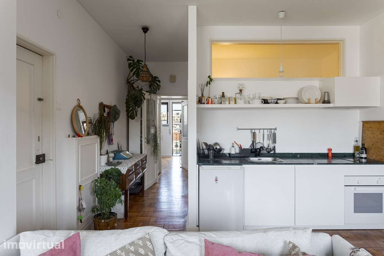 Apartamento T2 com Terraço na Rua da Alegria - Grande imagem: 4/15