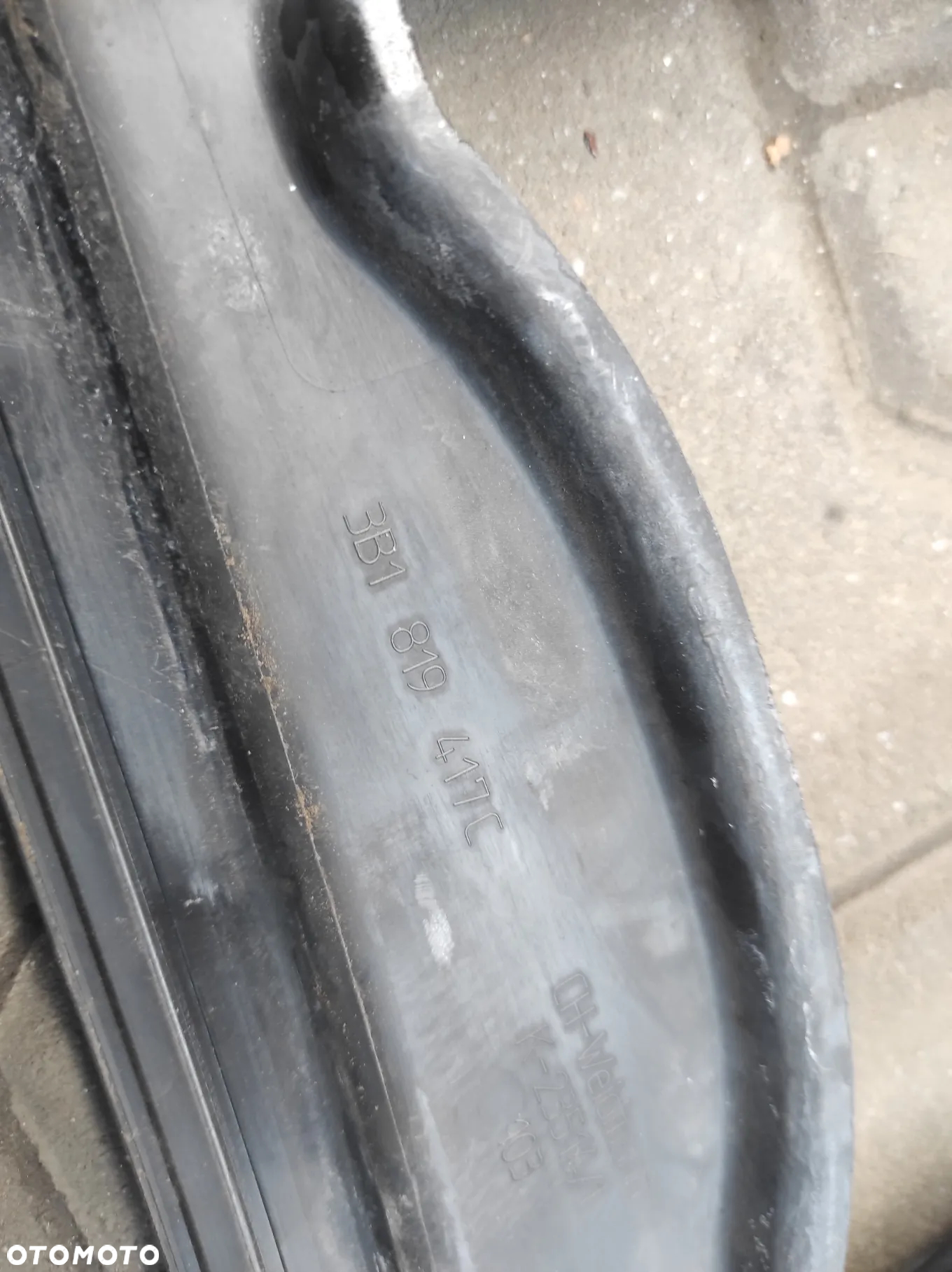 VW PASSAT B5 FL PODSZYBIE AKUMULATORA PLASTIKOWE OSŁONA ZGARNIACZ WODY 3B1819417C  WYSYŁKA !!! - 6
