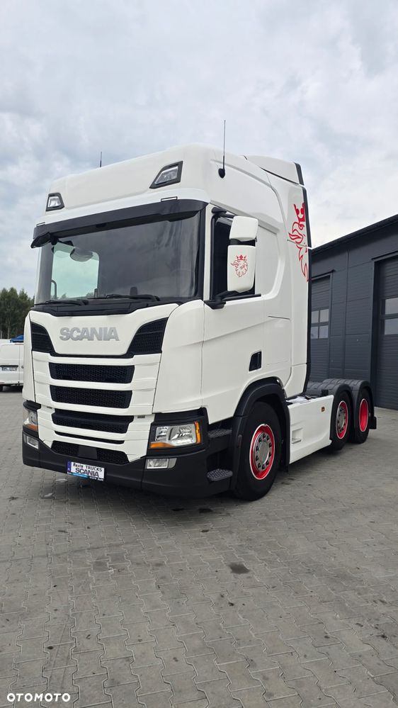 Scania Scania R500 bez EGR 6x2 pusher retarder full air 2 zbiorniki super stan świeży import! - 4